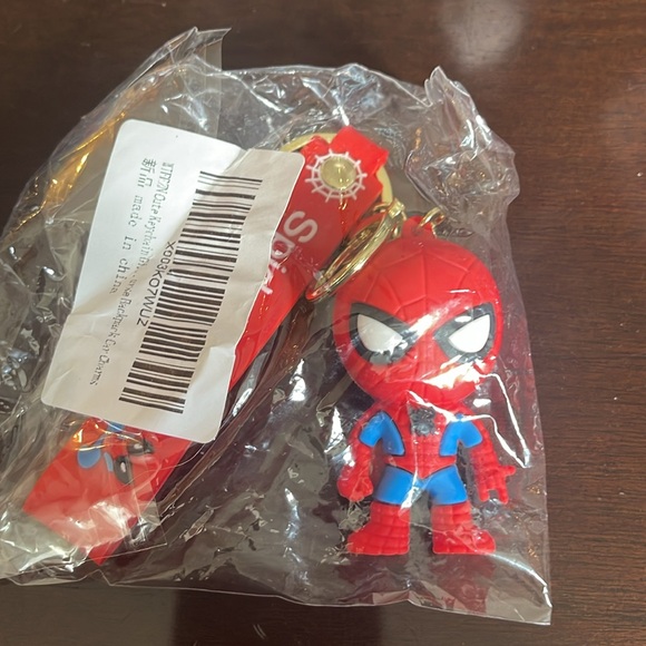 Backpack 3D Comic Backpack Kids bonus pencil case and keychain bundle Spider-Man - Picture 7 of 8